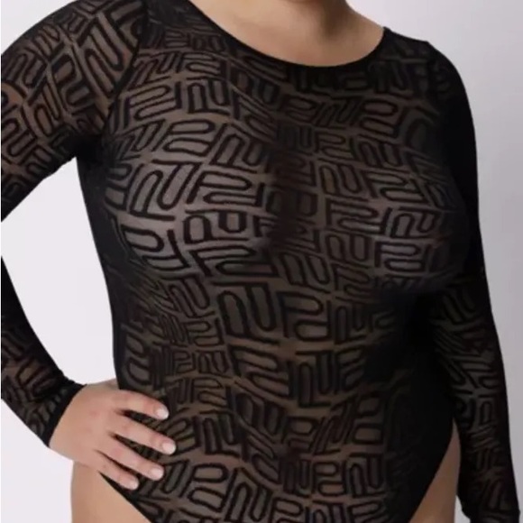 Sheer Mesh Bodysuit - Picture 1 of 5
